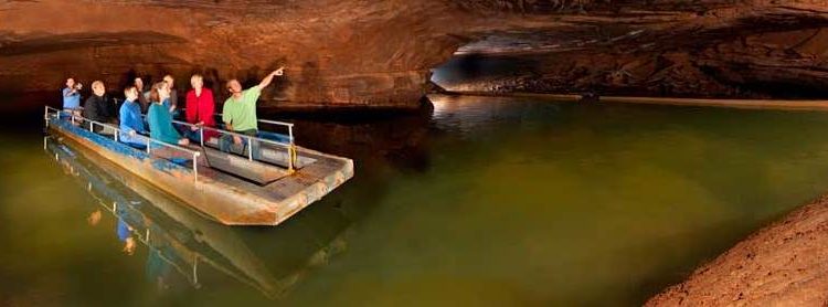 people in Underground River