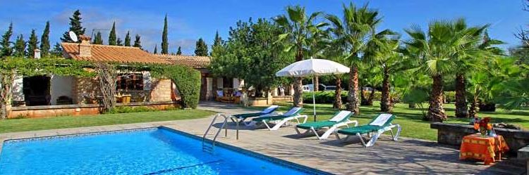 villa with pool